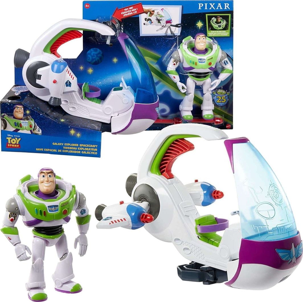 Figurka Mattel Toy Story Pojazd Galaktyczny i Buzz Astral (GWY61) 1