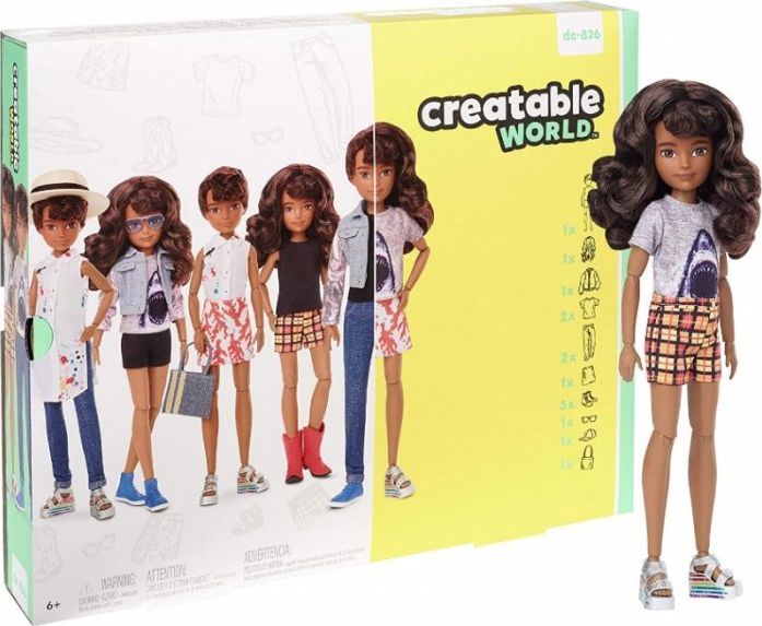 Lalka Barbie Mattel Creatable World z brązowymi włosami (GGT68) 1