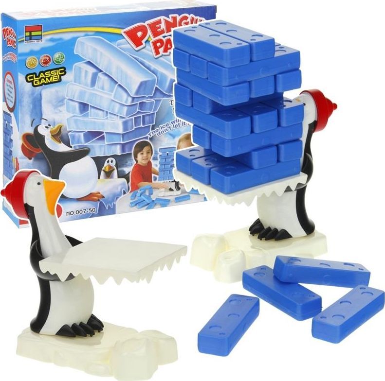 NoboKids Jenga Wieża Panika Pingwinów Gra Zręcznościowa 1