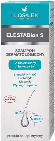 Floslek ELESTABion S - Szampon dermatologiczny, łupież suchy, łupież pstry 150 ml 1