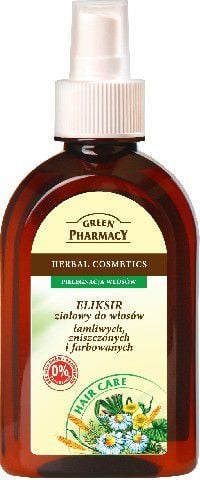  Green Pharmacy Eliksir ziołowy do włosów łamliwych, zniszczonych i farbowanych 250 ml 1