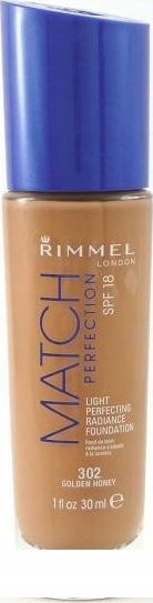 Rimmel  Rimmel Podkład Match Perfection 302 Golden Honey 1