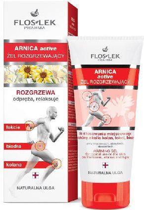  FLOSLEK Pharma Arnica Żel rozgrzewający na łokcie,biodra i kolana 200ml 1