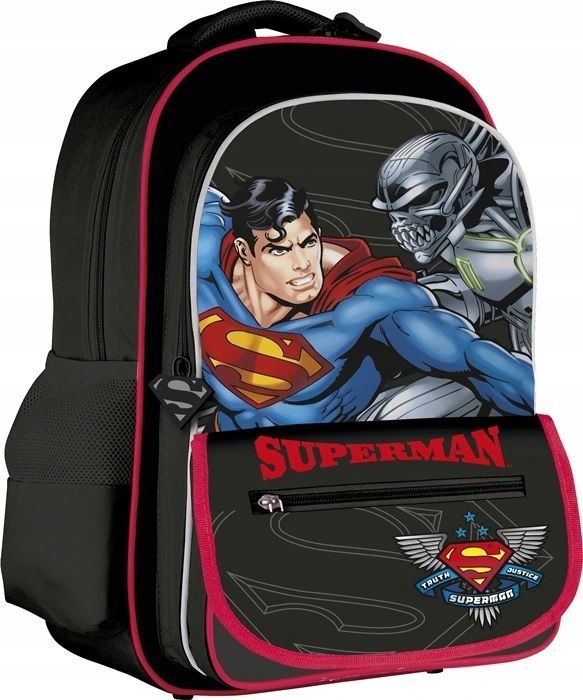 Astra PLECAK SZKOLNY SUPERMAN LICENCJA KLASY 1-3 A4 DUŻY 1