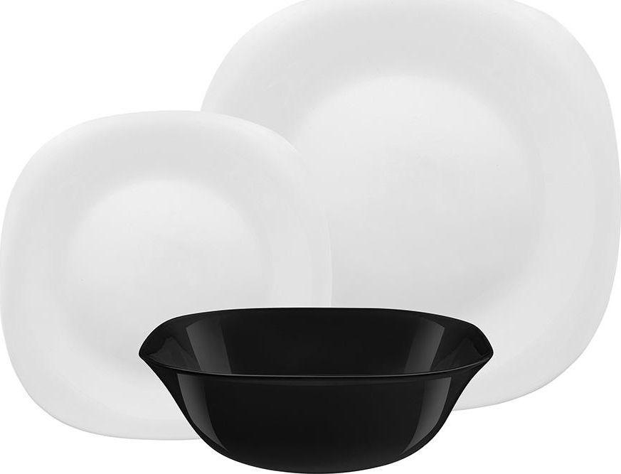 Bormioli Rocco Komplet talerzy obiadowych ze szkła opalowego Florina Velvet 18 elementów 1