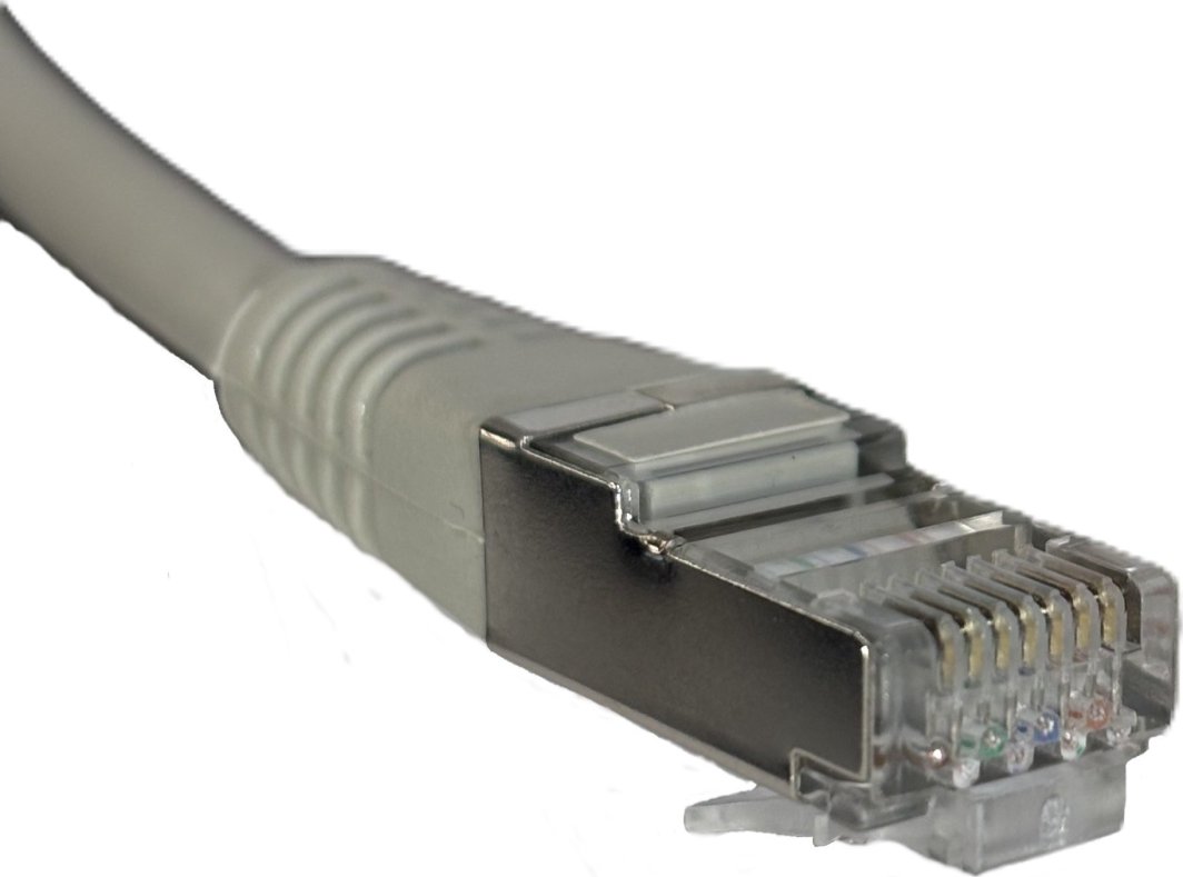 NetRack patchcord RJ45, kat. 6 FTP, 3m szary - BZPAT36F 1