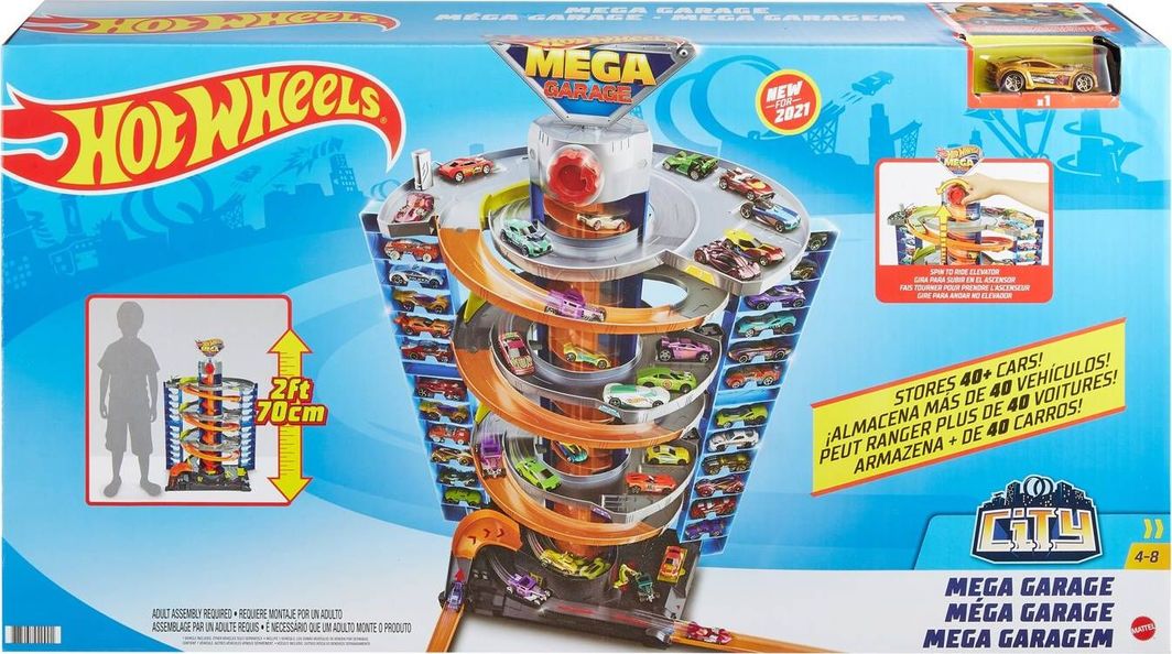 Hot Wheels City Zakręcony Megagaraż (GTT95) - Morele.net