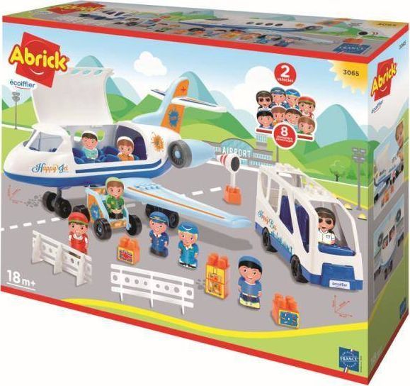 Figurka Ecoiffier Abrick - Samolot i autobus (3065) 1