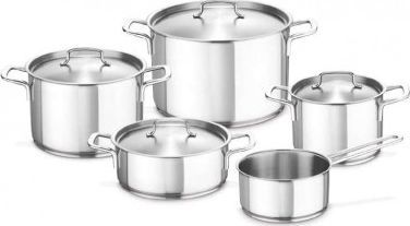 Fissler Zestaw 5cz. Gourmet Regio z metalowymi pokrywami 1
