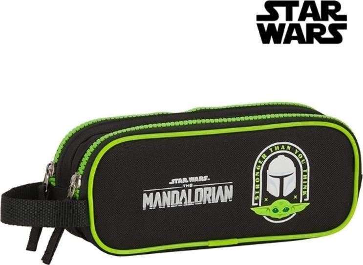 Piórnik The mandalorian Piórnik The Mandalorian Czarny Kolor Zielony 1