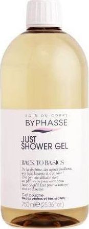 Byphasse Just Shower Gel żel pod prysznic do suchej i bardzo suchej skóry 750ml 1