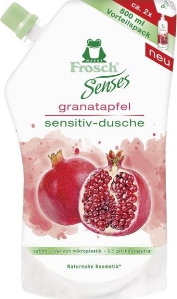 Frosch Frosch Senses Pomegranate żel pod prysznic napełnienie 500ml 1