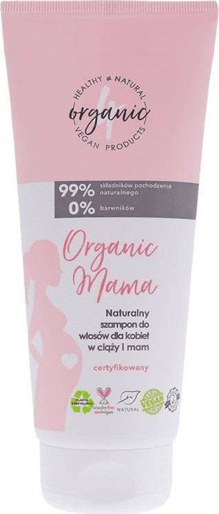 4organic 4organic Organic Mama naturalny szampon dla kobiet w ciąży i mam 200ml 1
