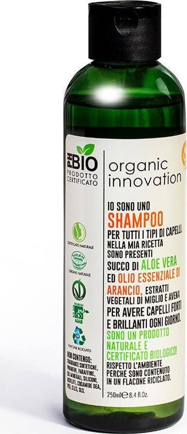 Organic Organic Innovation Naturalny szampon wzmacniający do włosów normalnych Proso i Owies 250ml 1