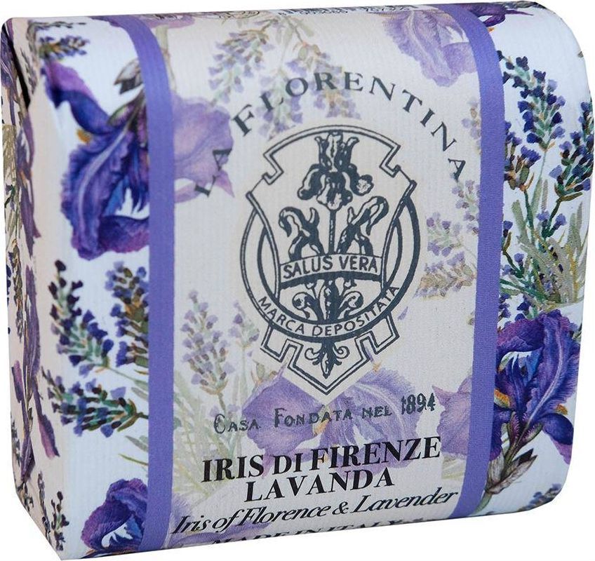La Florentina La Florentina Bar Soap mydło do ciała Iris of Florence & Lavender 106g 1