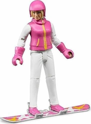 Figurka Bruder kobieta na snowboardzie (426199) 1