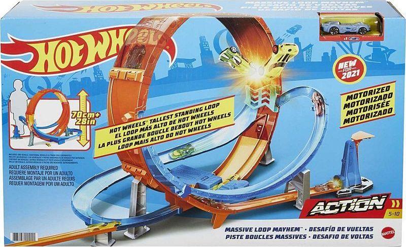 Hot Wheels Wyrzutnia Giant Looping Crash Trackset (GTV14