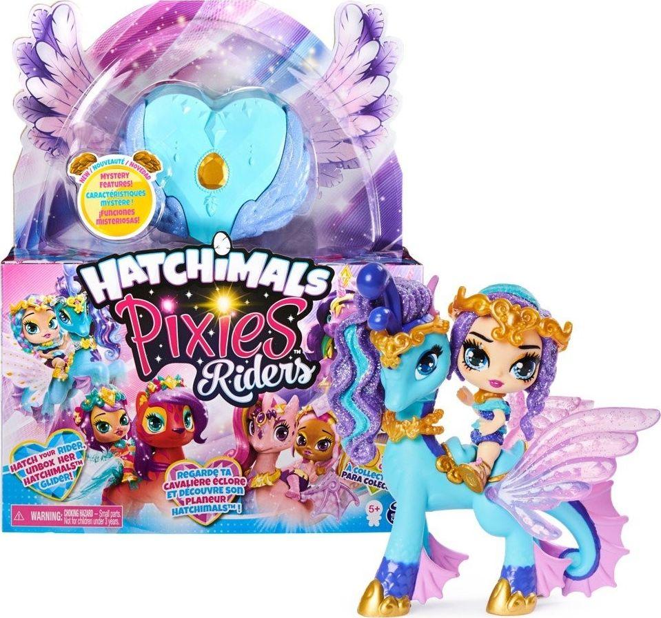 Figurka Spin Master Hatchimals Pixies Riders - laleczka Petal Primrose i zwierzak Deeraloo Glider (6059381) 1