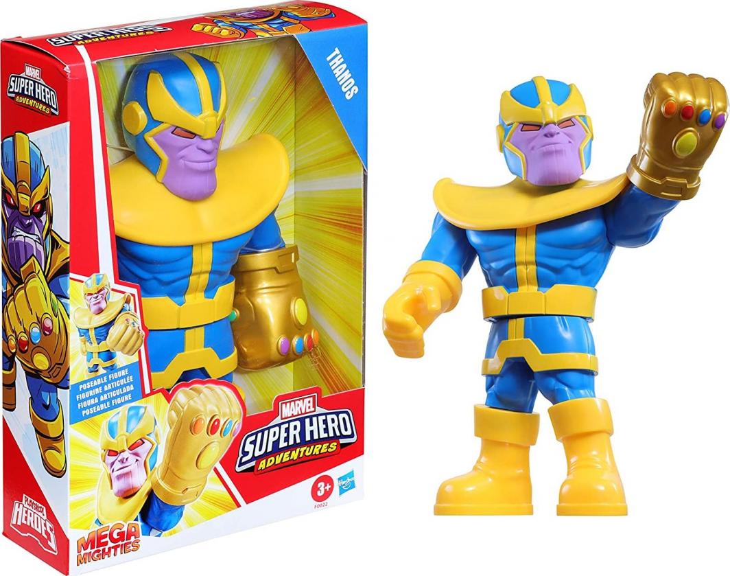 Figurka Hasbro Marvel Super Hero Adventures Mega Mighties - Thanos (F0022ES0) 1