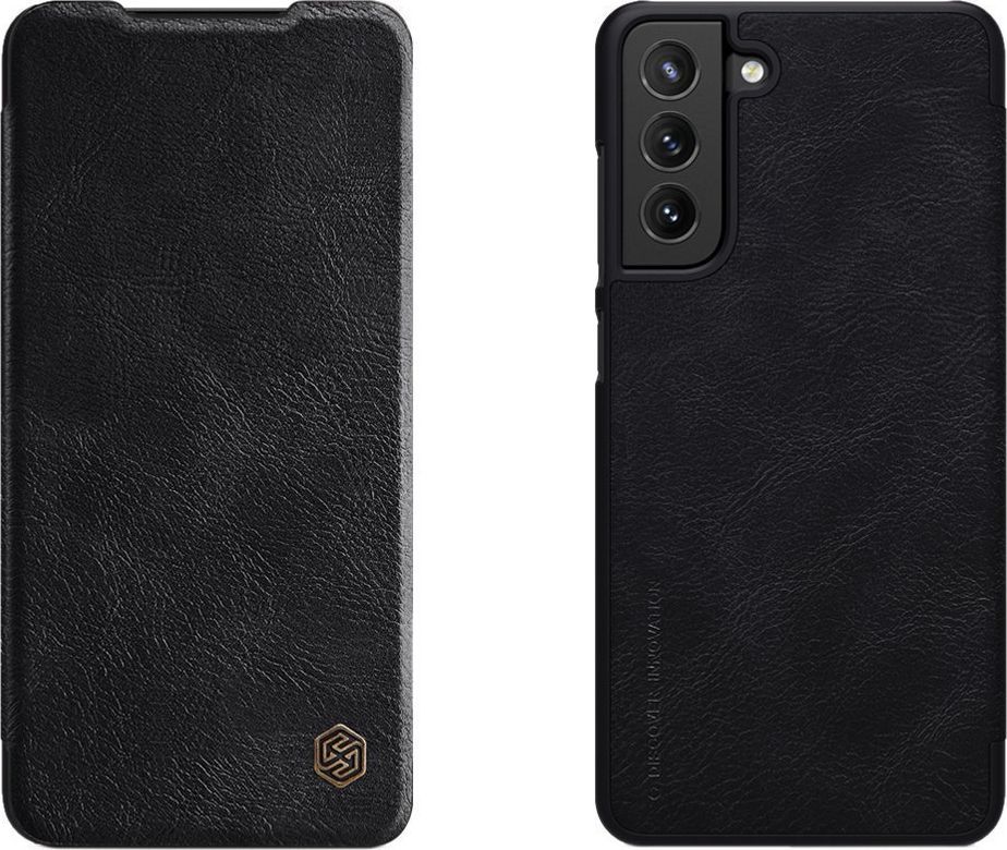 Nillkin Nillkin Qin skórzana kabura etui Samsung Galaxy S21 FE czarny 1