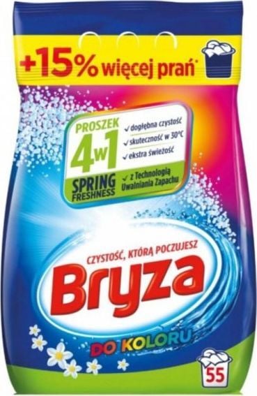 Bryza BRYZA 4w1 proszek SPRING FRESHNESS Kolor 3,575kg / 55 prań 1