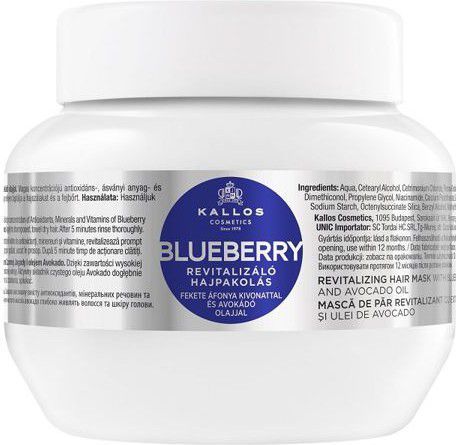 Kallos Blueberry Hair Mask 275 ml 1