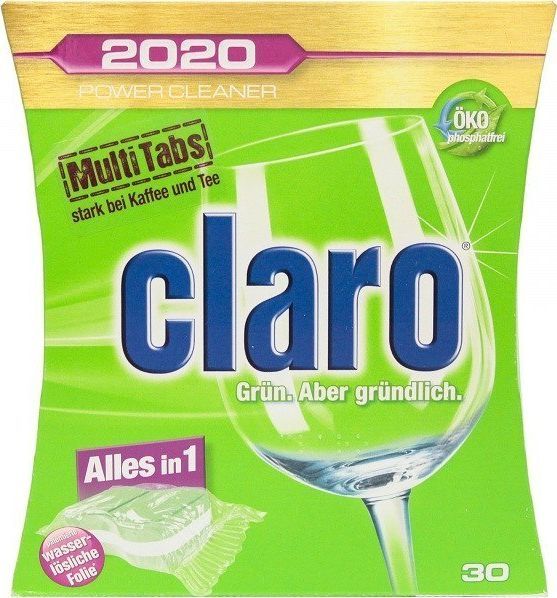 Claro CLARO Tabletki do zmywarki 30szt + odświeżacz gratis 600g 1
