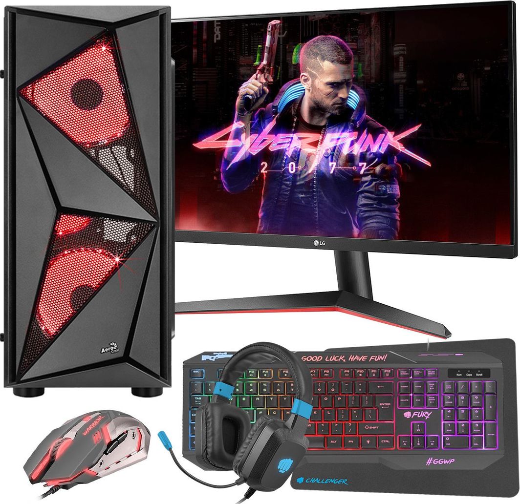 Komputer GER-POL Glider, Core i5-2400, 8 GB, GTX 1050 Ti, 512 GB SSD Windows 10 Pro, 1