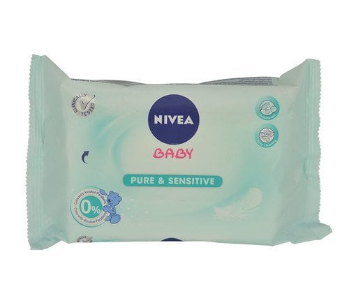  Nivea Baby Pure & Sensitive cleansing wipes 63szt 1
