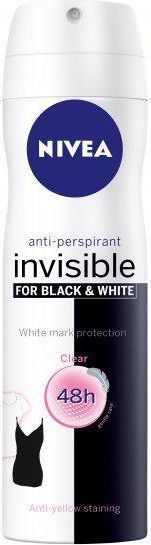  Nivea Invisible Black & White Antiperspirant Spray Clear 150ml 1