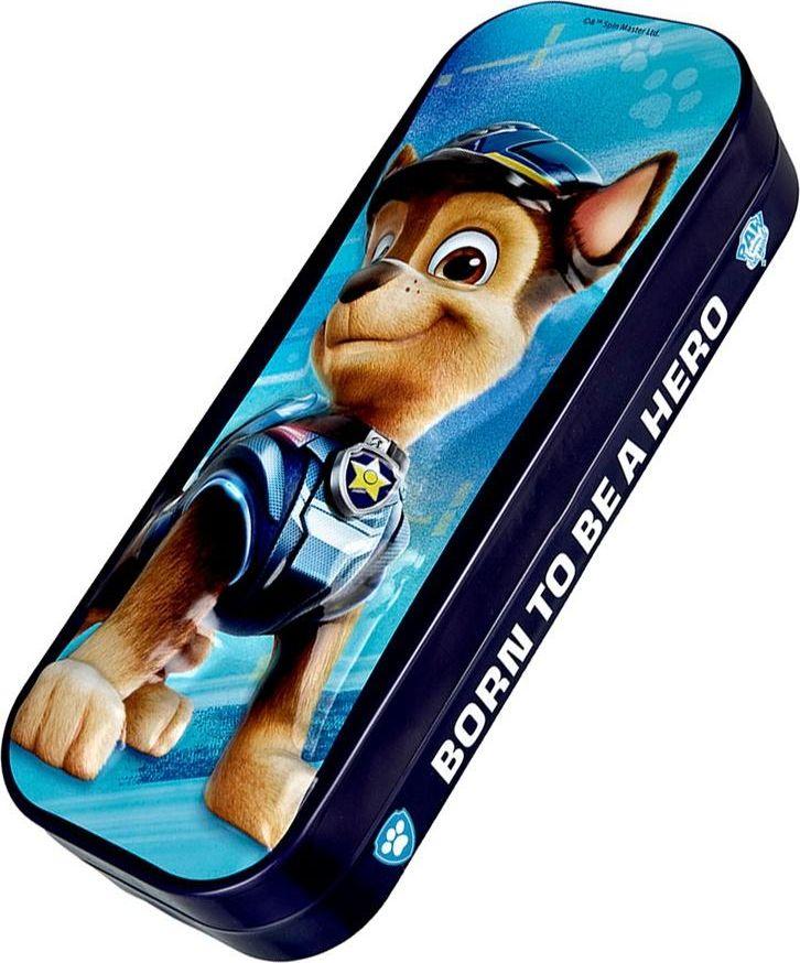 Piórnik Cass film Dwupoziomowy blaszany piórnik 3D Psi Patrol Film 1