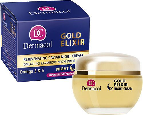  Dermacol Gold Elixir Rejuvenating Caviar Night Cream Krem do twarzy na noc 50ml 1
