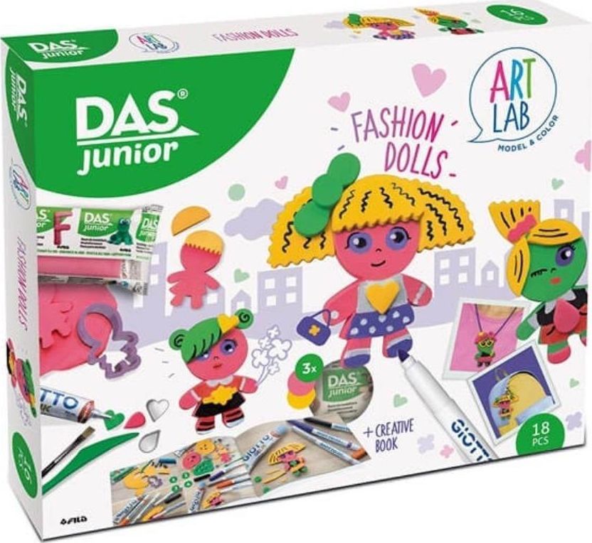 DAS Zestaw kreatywny Lalki modelki DAS 1
