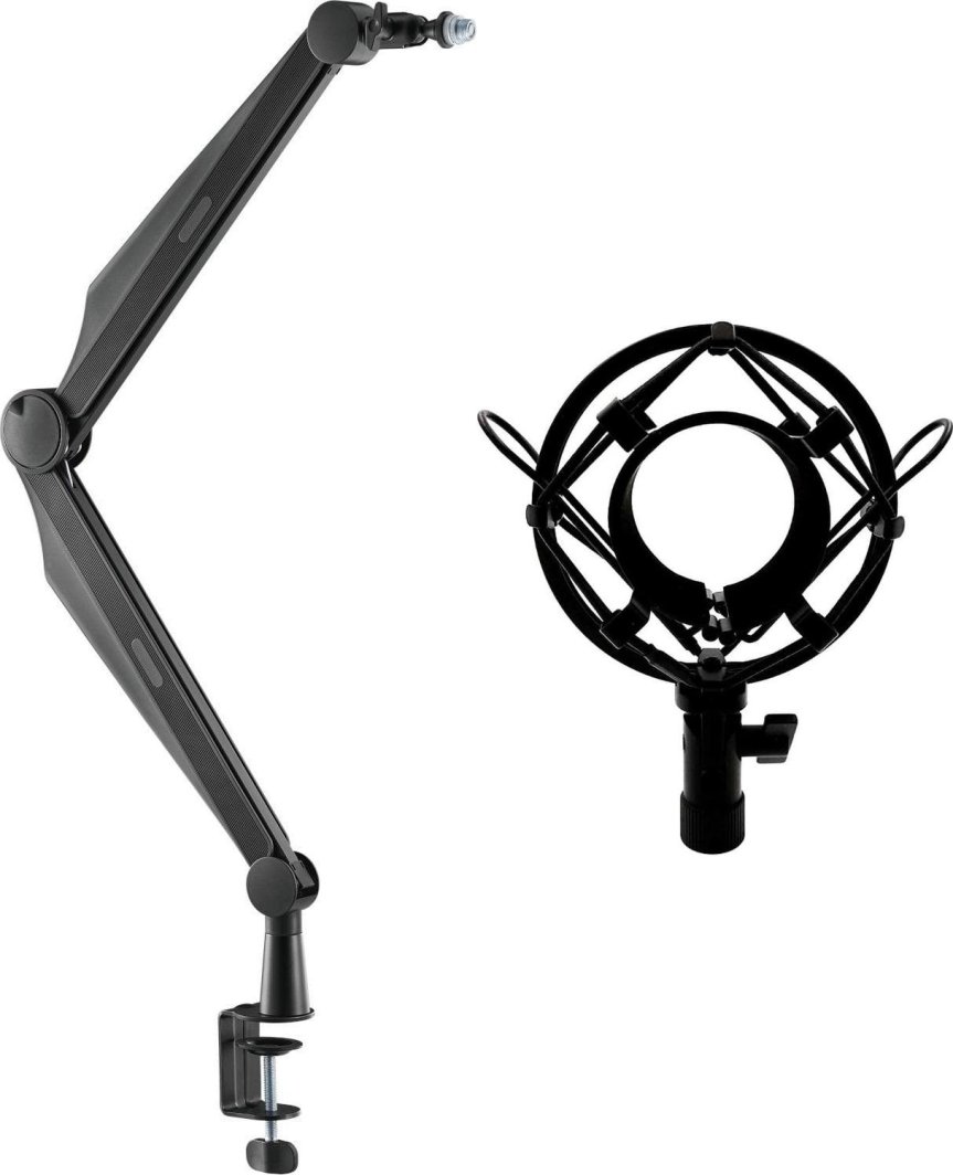 Mozos Mozos Ramię statyw mikrofonowy czarny 80 cm SB41 + Kosz antywibracyjny 48-54mm SHM2 1
