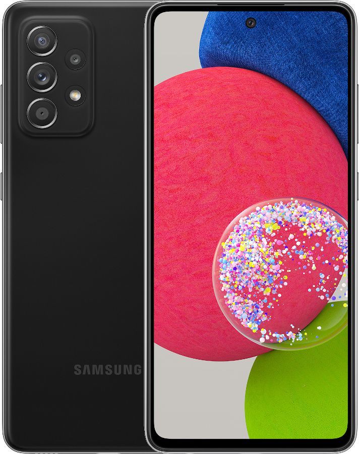 Smartfon Samsung Galaxy A52s 5G 6/128GBB Dual SIM Czarny + Folia Hydrożelowa Rock Space Matowa 1