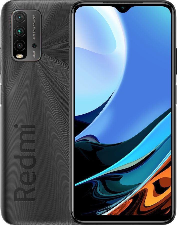 Smartfon Xiaomi Xiaomi Redmi 9T 4/64GB Dual SIM Szary + Folia Hydrożelowa Rock Space Anti Blue 1