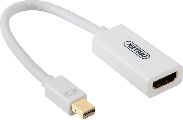 Adapter AV Unitek DisplayPort Mini - HDMI biały (Y-6331) 1