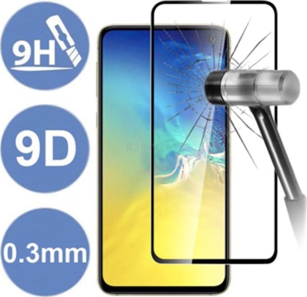 R2 Invest Szkło hartowane 9D GLASS APPLE IPHONE 7/8/SE2 9H (4,7) (czarne) 1