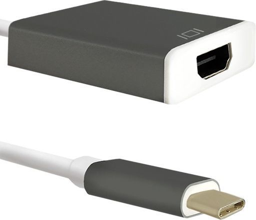Adapter USB Qoltec USB-C - HDMI Czarny  (50427) 1