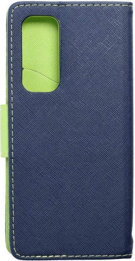 Kabura Fancy Book do OPPO FIND X3 NEO granatowy / limonka 1