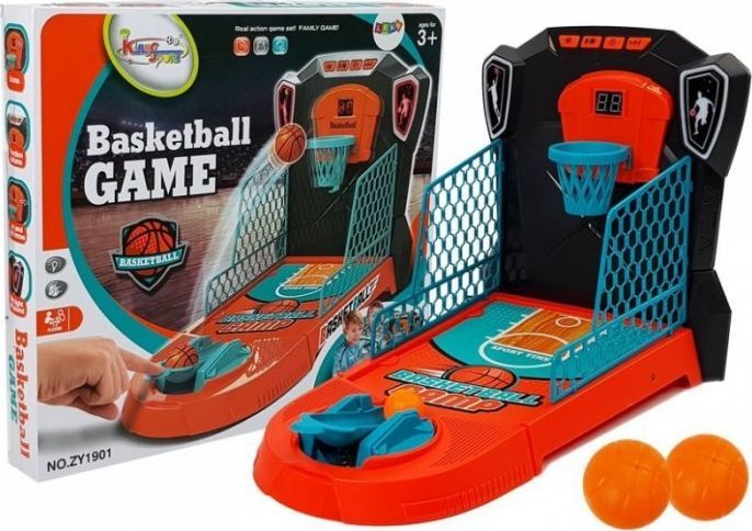 Lean Sport Gra Zręcznościowa Mini Koszykówka Ruchomy Kosz z Dźwiękiem 1