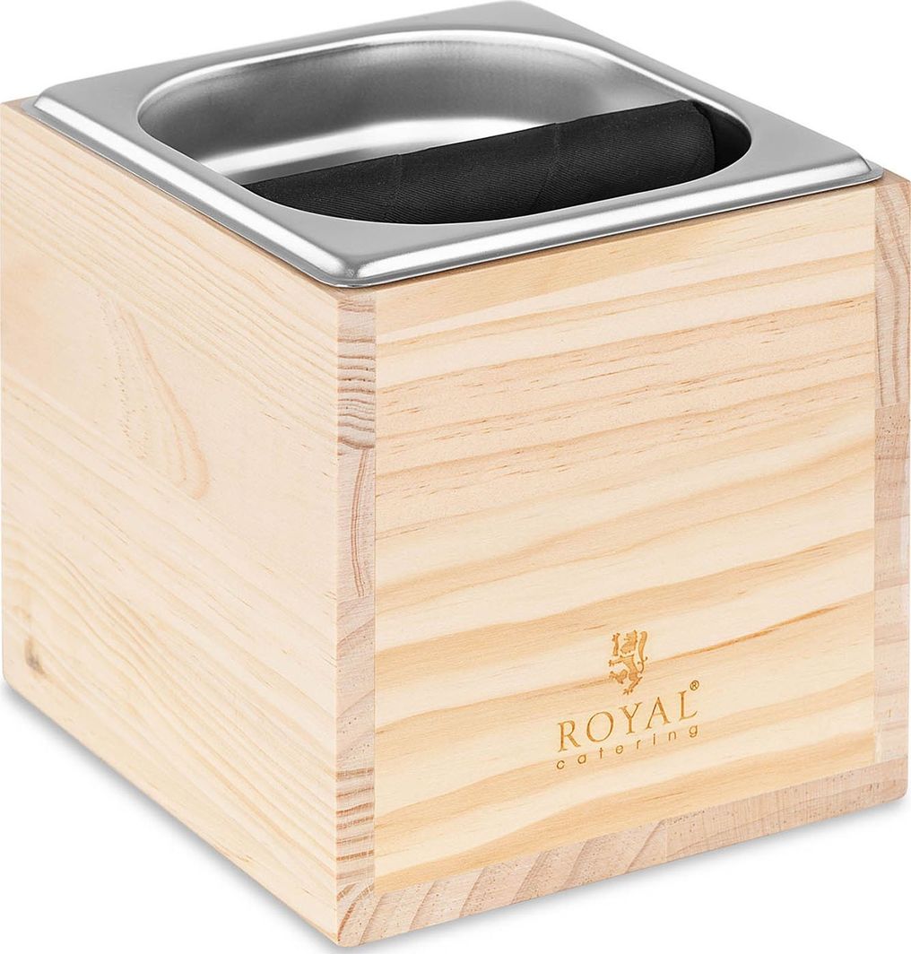 Royal Catering Pojemnik na fusy GN1/6 drewno 1