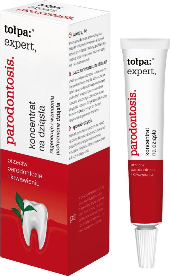 Tołpa parodontosis, koncentrat na dziąsła 8 g 1