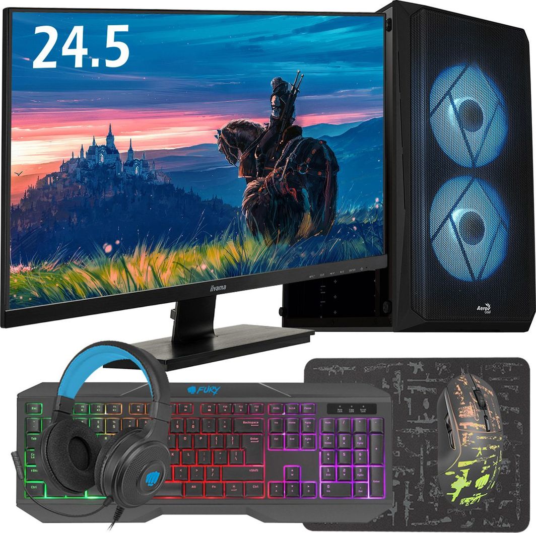 Komputer GER-POL CS-107, Core i5-2500K, 16 GB, GTX 1660 Ti, 512 GB SSD 1 TB HDD Windows 10 Pro, 1