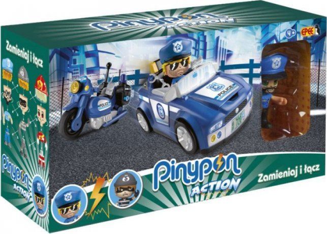 Figurka Epee PinyPon Action - Zestaw Policja (FPP16057) 1