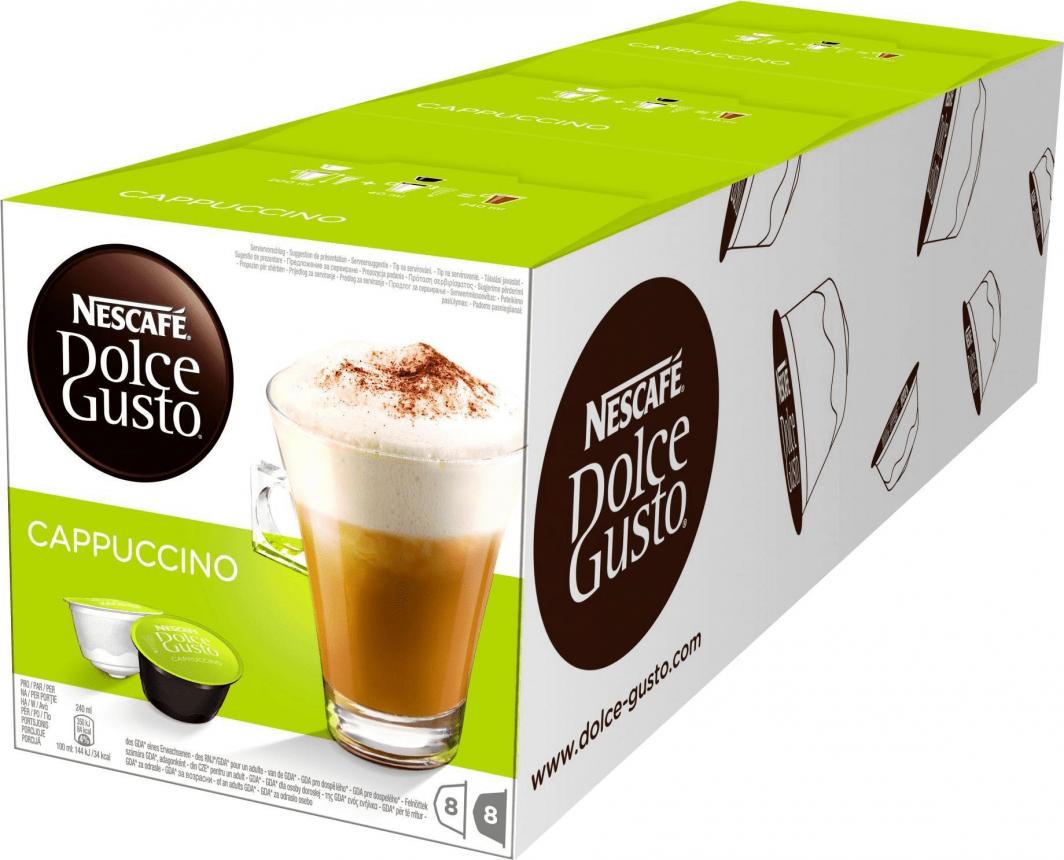 Nescafe 3vnt. NESCAFE DOLCE GUSTO Cappuccino 1