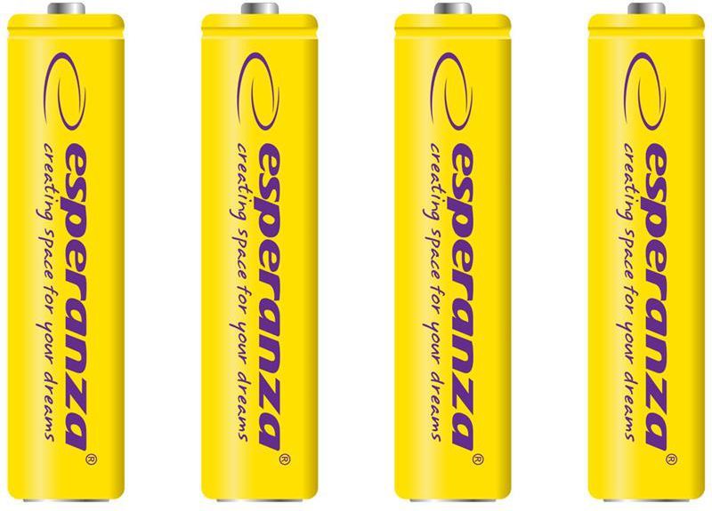 Esperanza Akumulator żółte AAA / R03 1000mAh 4 szt. 1
