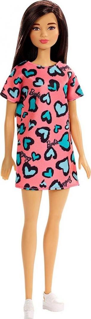 Lalka Barbie Mattel podstawowa w łososiowej sukience (GHW46) 1