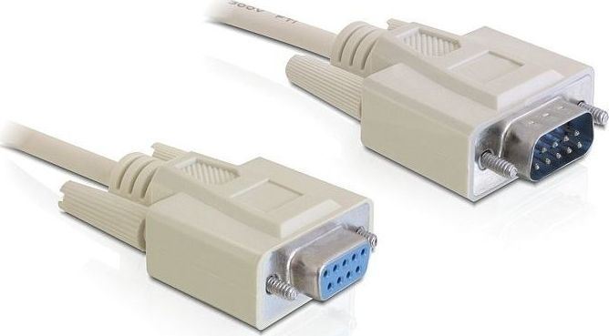 Delock DB-9 - DB-9, 3m, Beżowy (84289) 1