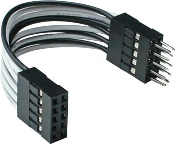  InLine USB 10 pin - USB 10 pin, 0.05m, Czarny (33440K) 1